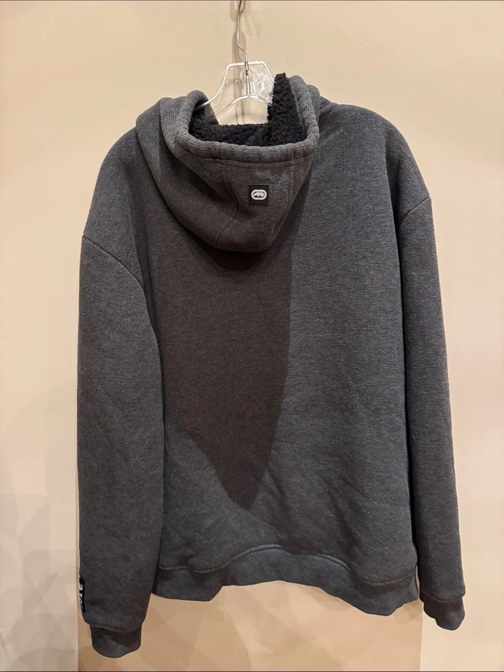 ECKŌ UNLTD Kids Charcoal Zip-Up Hoodie
